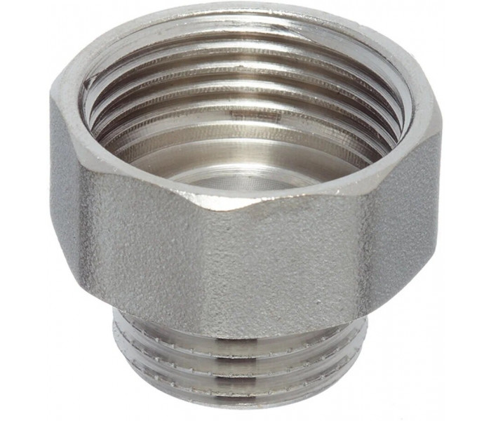 Переходник никелированный 3/4"х1/2" ВР-НР