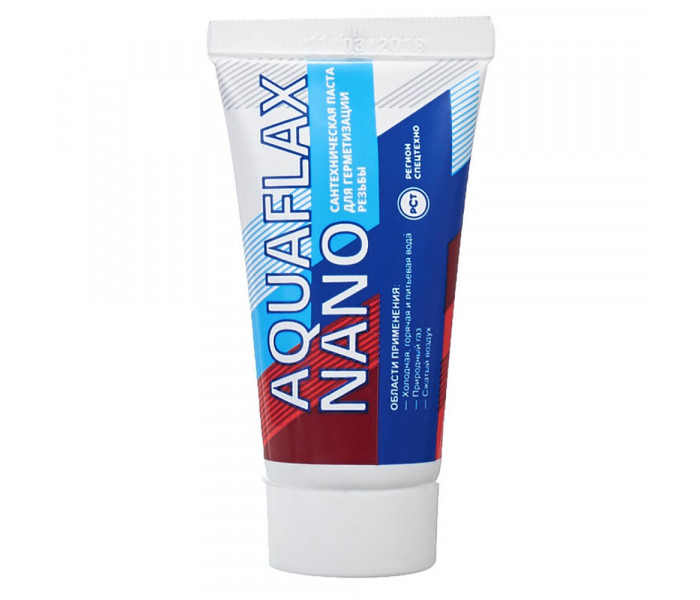 Паста 80 гр. Aquaflax nano, тюбик, Сантехмастер