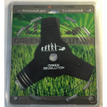 Диск для триммеров Green Revolution 3-х лопастной, 25,4 мм