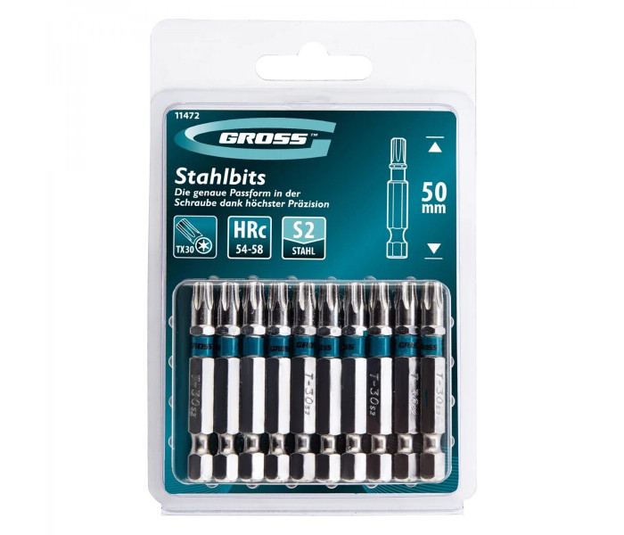 Бита TORX 30х50, сталь S2// Gross