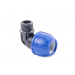 Отвод 90° 25x1" НР PN16 компрессионный, RTP