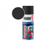 Грунт-эмаль KUDO для пластика чёрная (RAL 9005) 520мл