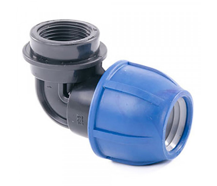 Отвод 90° 25х3/4" ВР, PN16, компрессионный, RTP