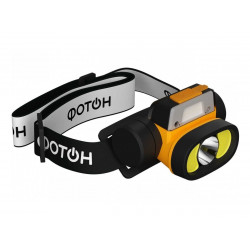 Фонарь налобный аккумуляторный светодиодный ФОТОН SA-1500S (5W + 3W)