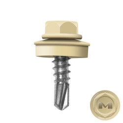 Кровельный саморез RAL1014 слоновая кость 5,5х19