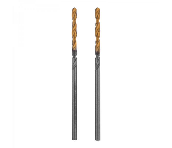 Сверло спиральное по металлу 2x49мм, Р6М5, Golden Tip , 2шт.// Denzel