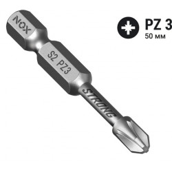 Бита torsion Pz3х50 для ударного шуруповёрта// "NOX" STRONG