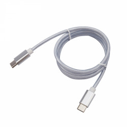 Кабель Type-C - Type-C 2,4A/1m/PVC/white/REXANT 18-1835