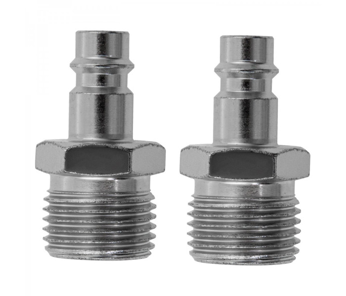 Ниппель универсальный быстросъемный ("папа"), внешняя резьба 1/2", 2 шт.// Stels
