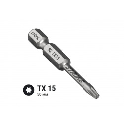 Бита torsion Torx15х50 для ударного шуруповёрта// "NOX" STRONG