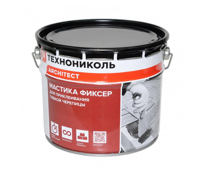 Мастика для гибкой черепицы №23 (Фиксер), ведро 3,6кг, Технониколь